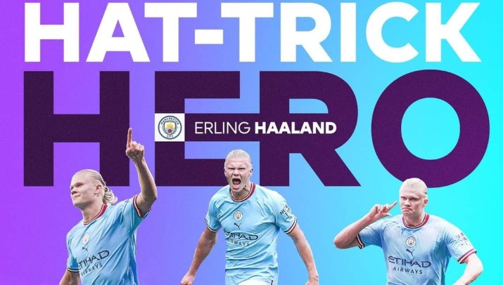 Erling Haaland đạt cột mốc 11 hat-trick cho Man City